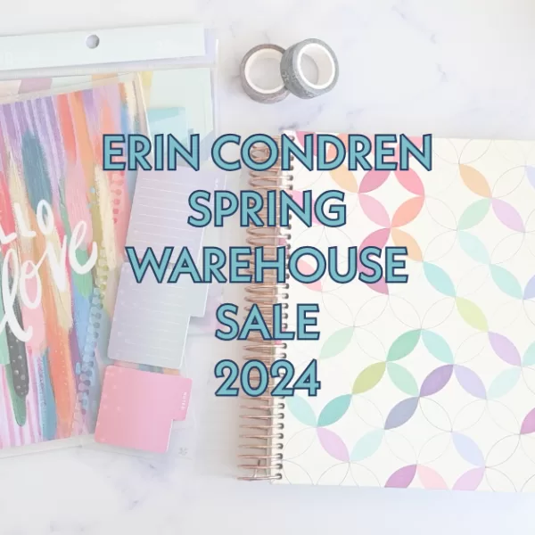 Erin Condren Spring Warehouse Sale